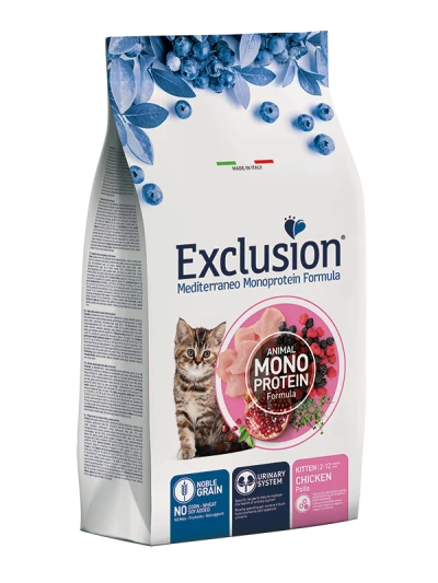 Exclusion cat mediterraneo kitten pollo 300 gr