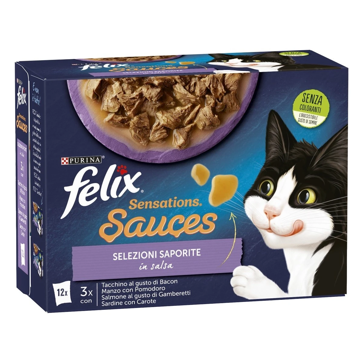 Felix ghiottonerie multipack 12 x 85 gr (mix in salsa)