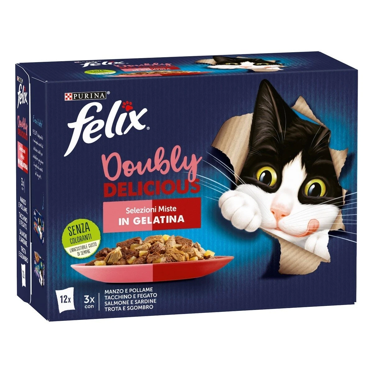Felix ghiottonerie multipack 12 x 85 gr (double delicious)