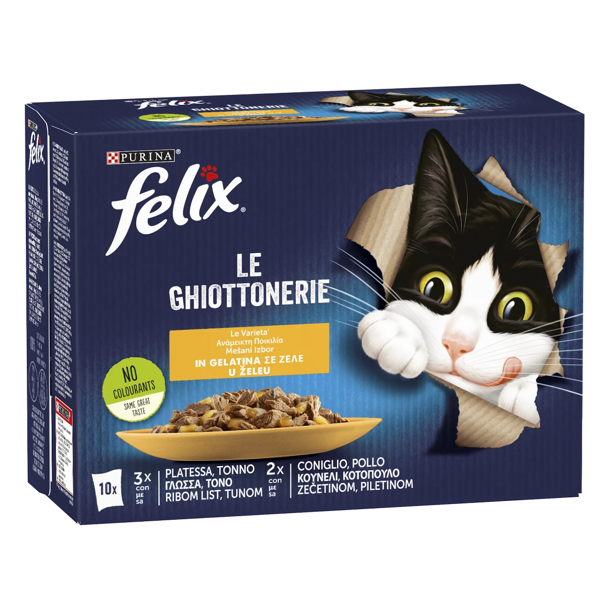 Felix ghiottonerie multipack 12 x 85 gr (carne- pesce gel)