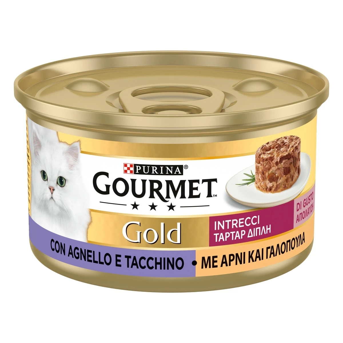 Gourmet gold intrecci tacchino e agnello 85 gr