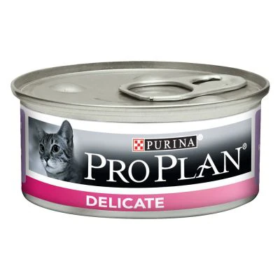 Pro plan cat delicata mousse tacchino lattina  85 gr