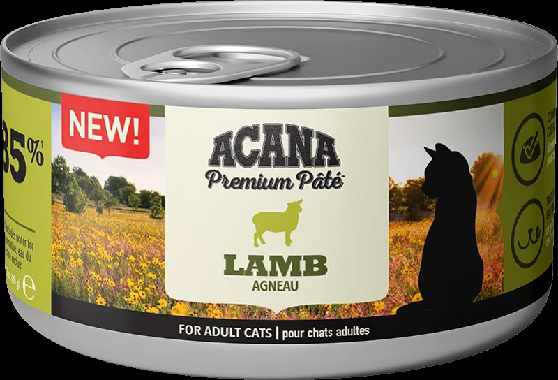 Acana cat patè agnello lattina 85 gr - cibo umido gatto