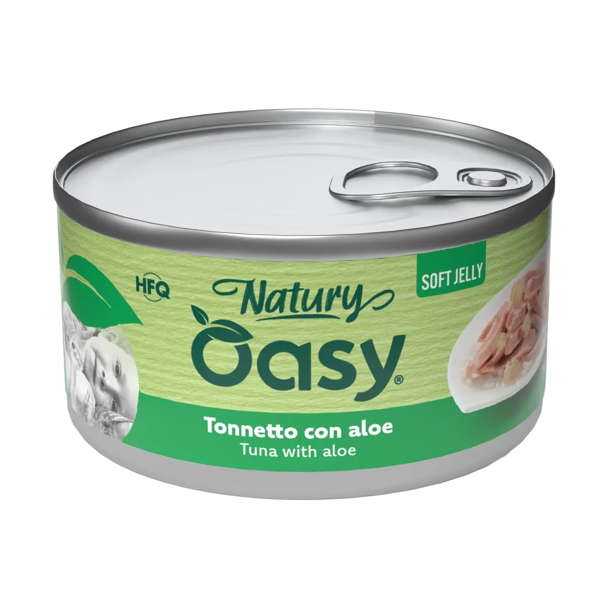 Oasy Cat Natury Tonnetto con Aloe Lattina 150 Gr