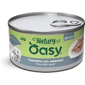 Oasy cat tonnetto e calamari lattina 150 gr