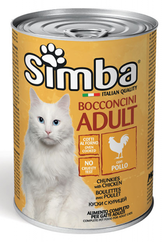 Simba Gatto Pollo Lattina 415 Gr 24x