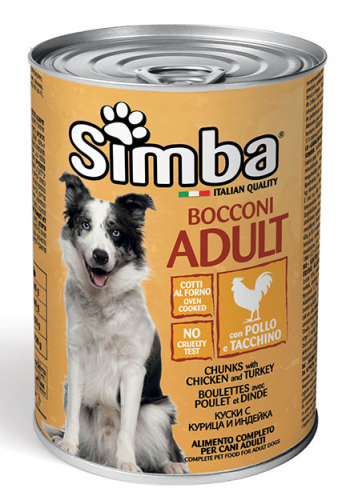Simba Cane Pollo E Tacchino Lattina 1230 Gr 12x