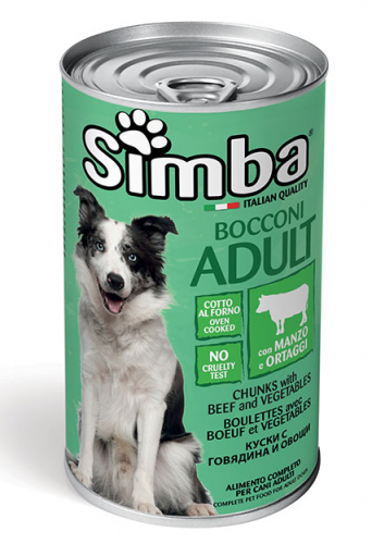 Simba Cane Manzo E Verdure Lattina 1230 Gr 12x