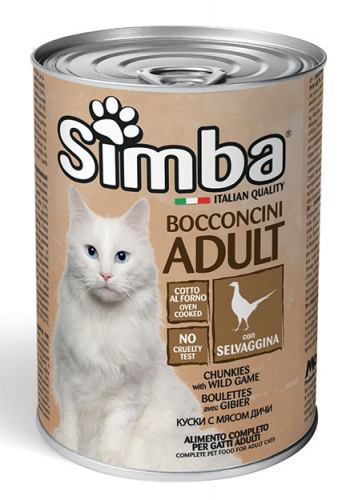 Simba Gatto Selvaggina Lattina 415 Gr 24x