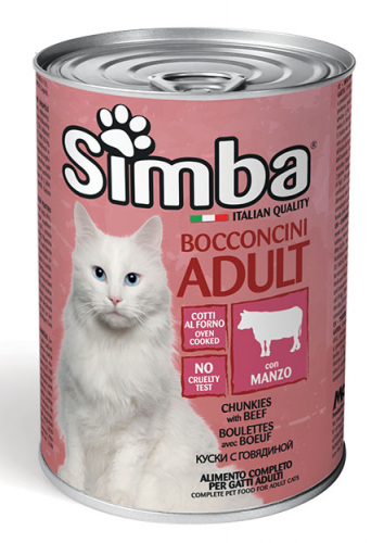 Simba Gatto Manzo Lattina 415 Gr 24x