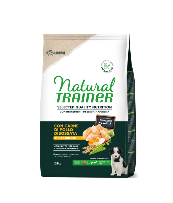 Selected Quality Nutrition Puppy Medium Maxi con Pollo Disossato - 2,5 Kg