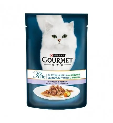 Gourmet perle filetti vitello e verdure 85 gr