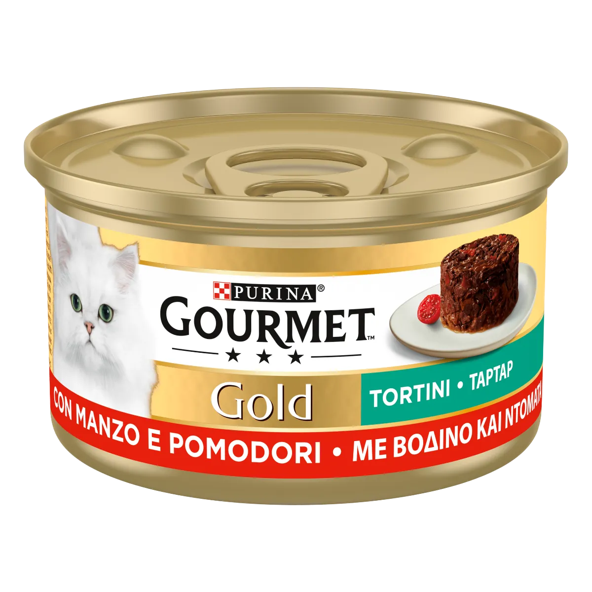 Gourmet gold tortini manzo e pomodoro 85 gr