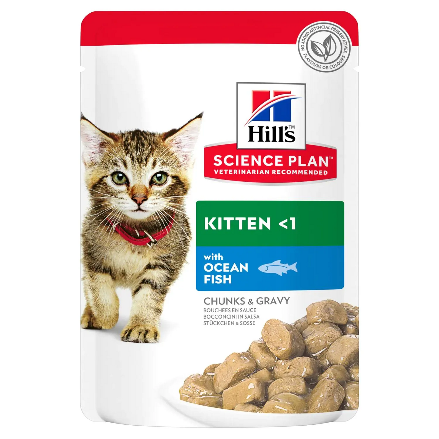 Hills gatto kitten pesce bustina 85 gr