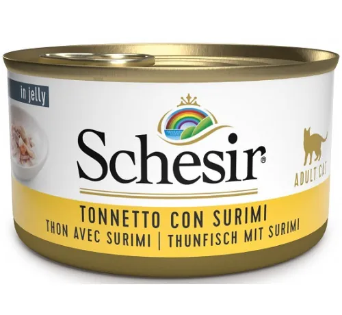 Schesir gatto tonnetto e surimi jelly lattina 85 gr