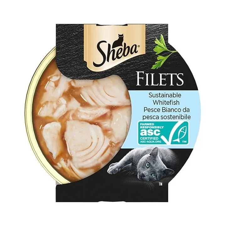 Sheba filets pesce bianco 60 gr