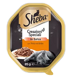 Sheba creazioni trota e verdure 85 gr