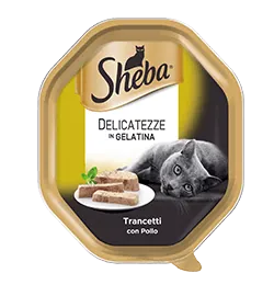 Sheba delicato pollo in gelata 85 gr