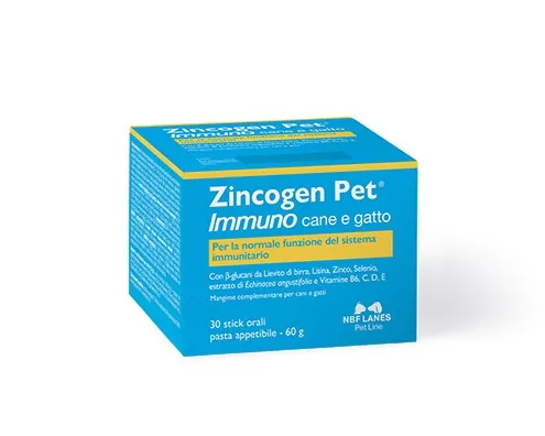 Zincogen pet immuno cane e gatto pasta 60 gr
