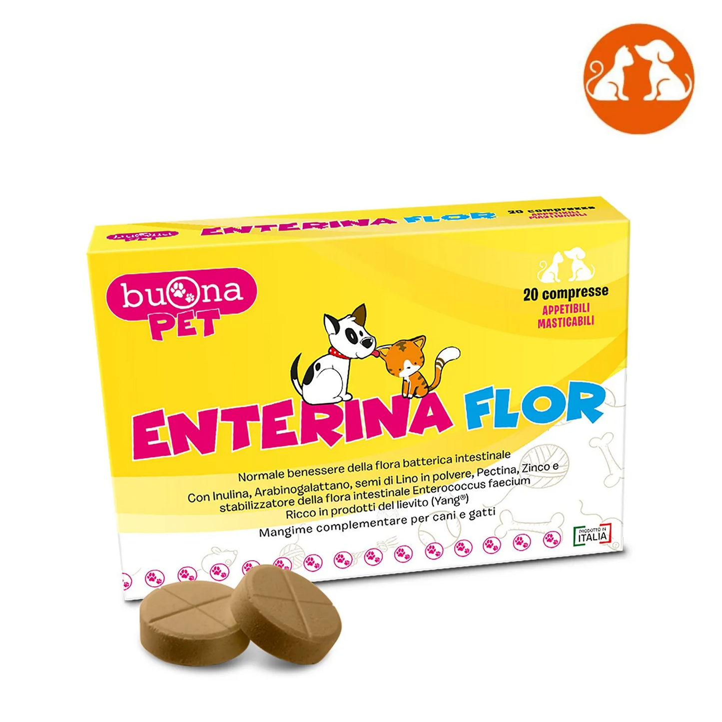 Enterina flor 20 cpr