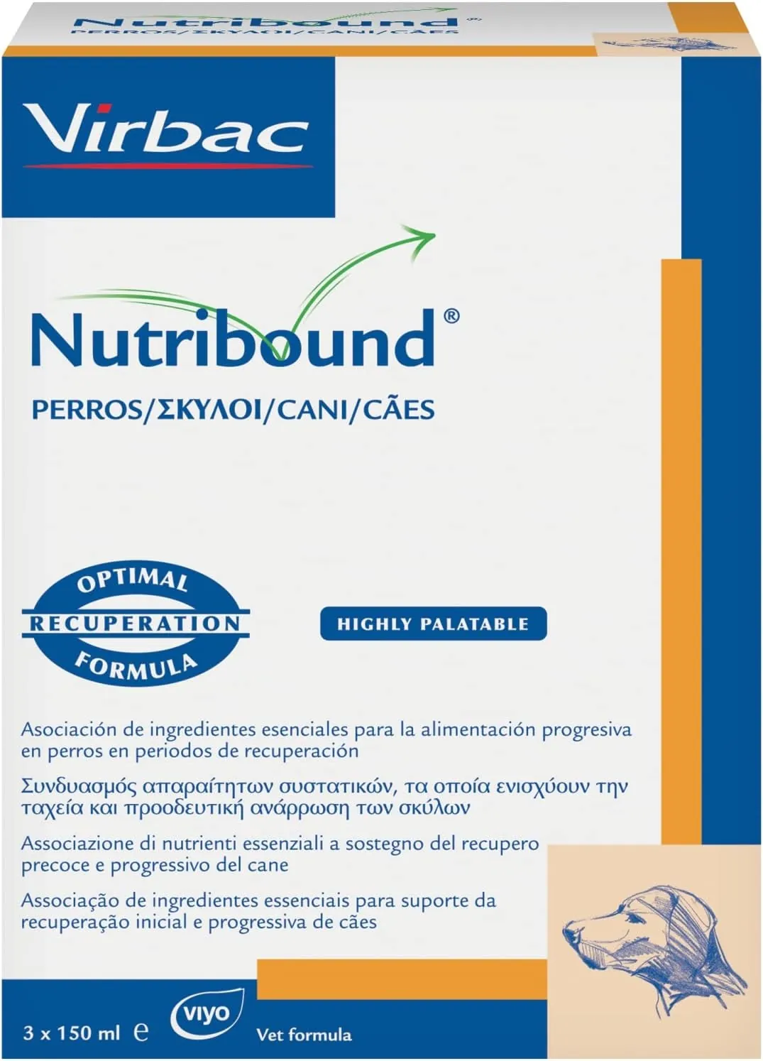 Nutribound cane 3 flaconi da 150 ml