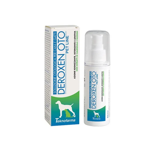 Deroxen pet line oto cane e gatto 75 ml