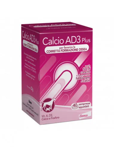 Calcio ad3 plus soluzione sviluppo 40 cpr