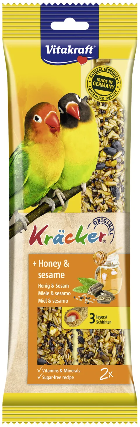 Vk kracker miele e sesamo per inseparabili 180 gr