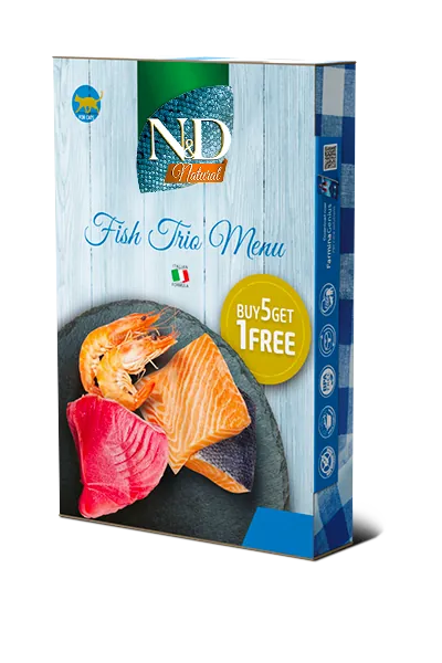 Nd cat natural multipack pesce 6x70 gr