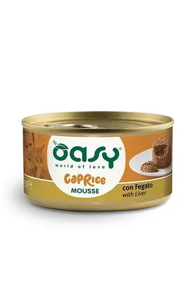 Oasy cat caprice mousse fegato lattina 85 gr
