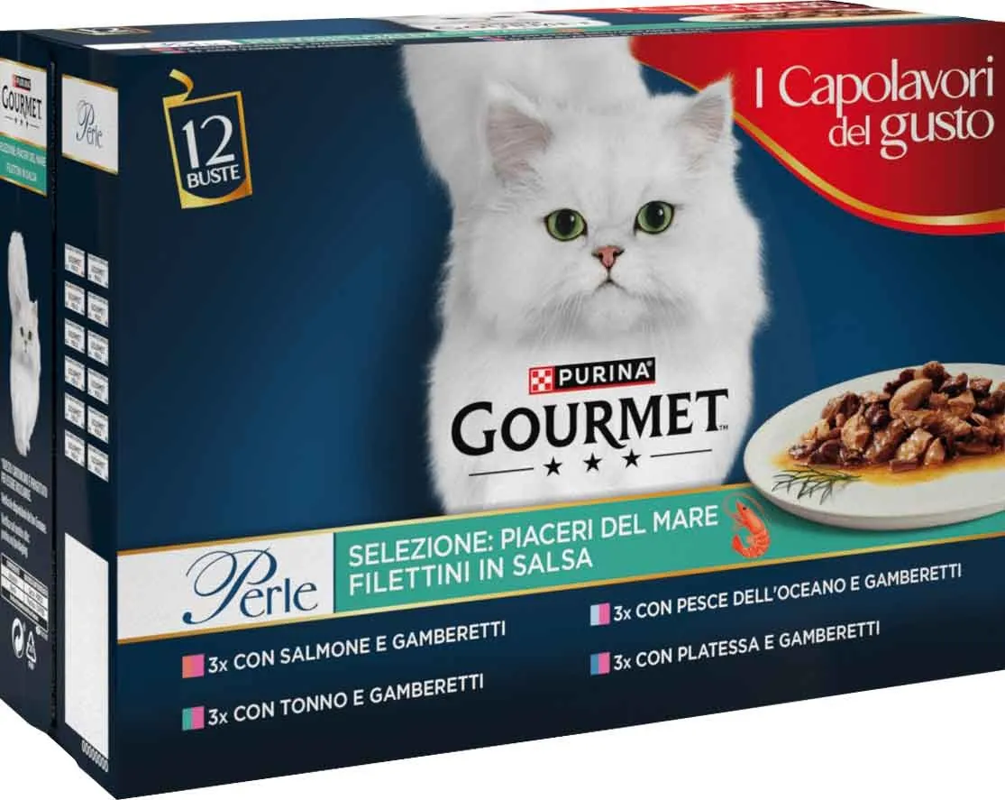 Gourmet perle multipack mix in salsa 12 buste da 85 gr