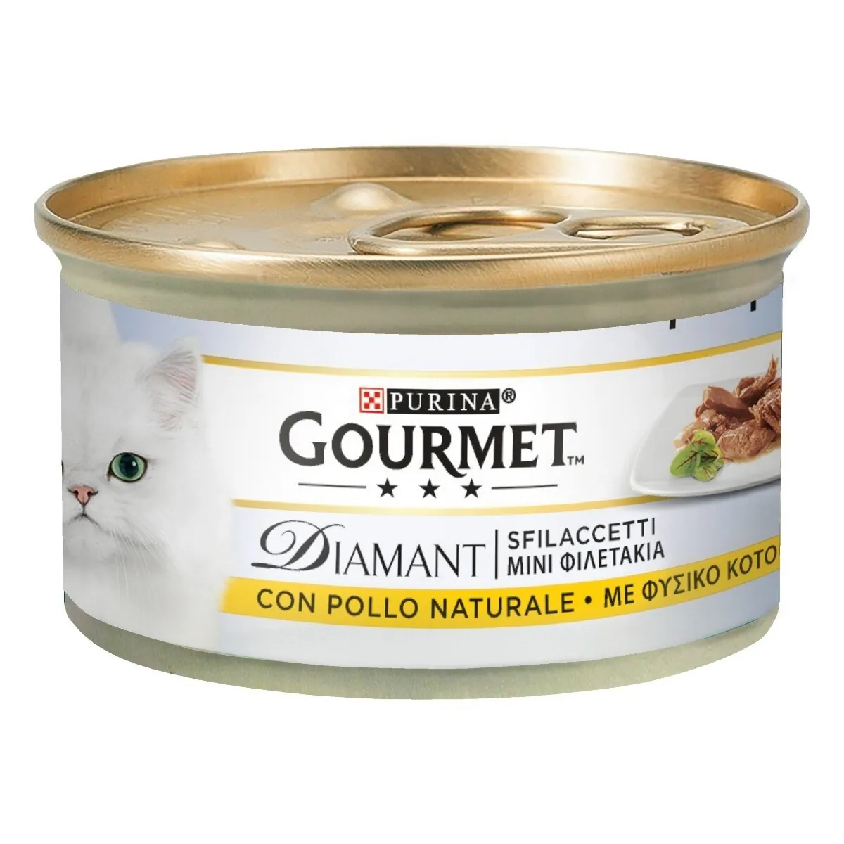 Gourmet diamant sfilaccetti pollo naturale 85 gr