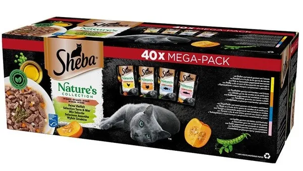 Sheba selezione assortita in salsa 40 x 85 gr