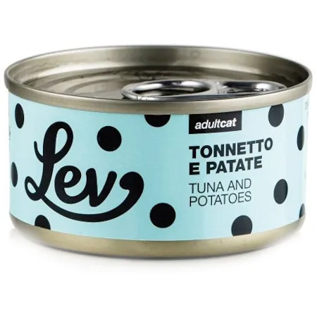 Lev gatto tonnetto e patate lattina 70 gr