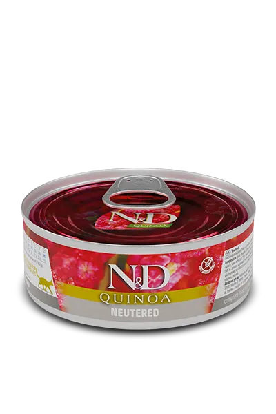 Nd cat quinoa e maiale neutered 80 gr