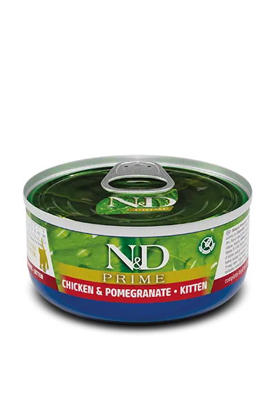Nd cat prime pollo melograno kitten 70 gr