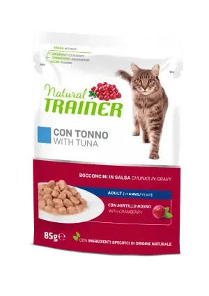 Trainer natural cat multipack adult tonno 4 bustine 85 gr
