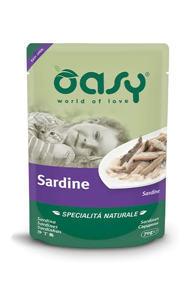 Oasy cat sardine bustina 70 gr