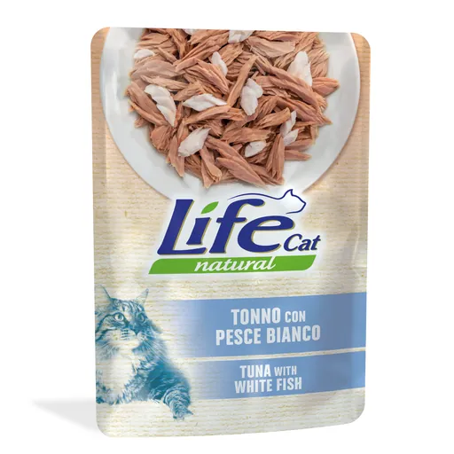 Life cat tonno e pesce bianco bustina 70 gr