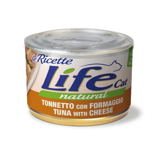 Life cat tonno e formaggio lattina 150 gr