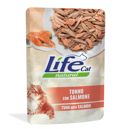 Life cat tonno e salmone bustina 70 gr