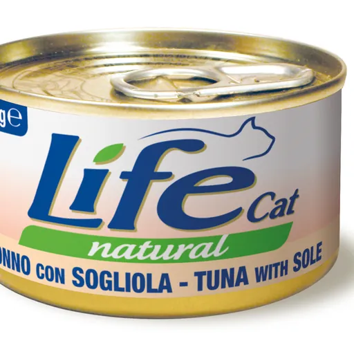 Life cat tonno e sogliola lattina 85 gr