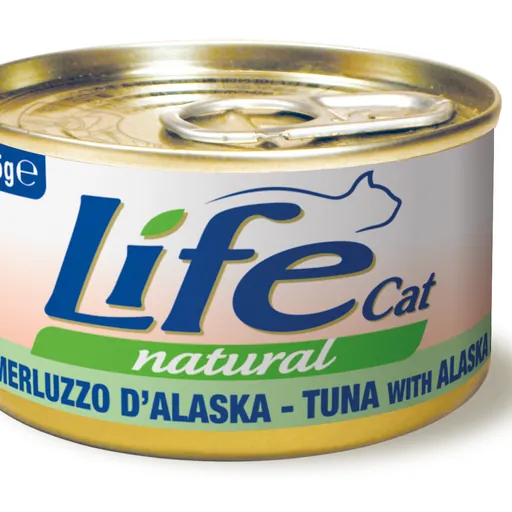 Life cat tonno e merluzzo d'alaska lattina 85 gr