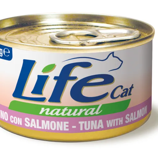 Life cat tonno e salmone lattina 85 gr