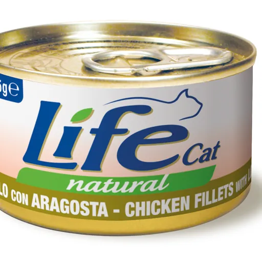 Life cat pollo e aragosta lattina 85 gr