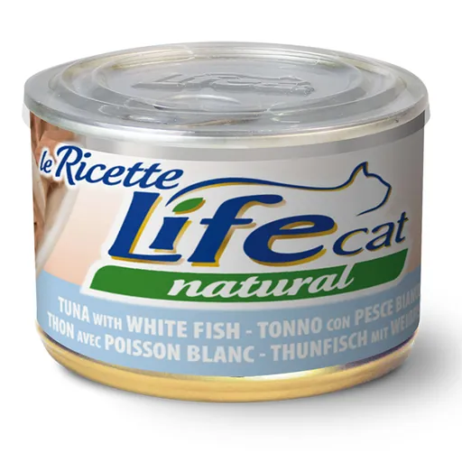 Life cat tonno e pesce bianco lattina 150 gr