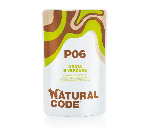 Natural code gatto orata e verdure bustina 70 gr
