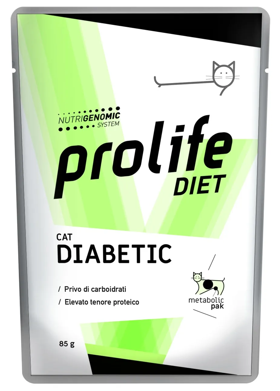 Prolife cat vet diabetic bustina 85 gr