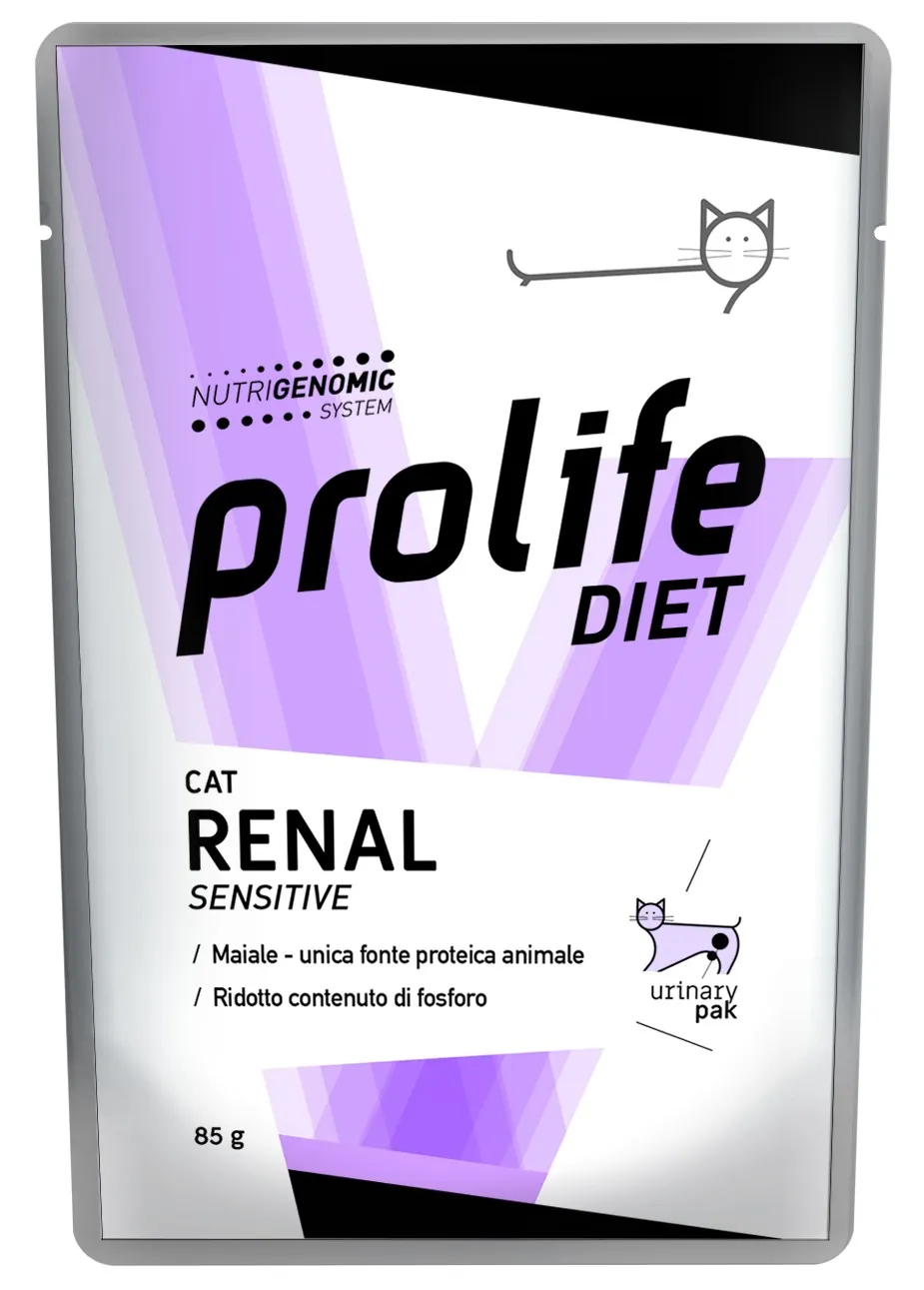 Prolife cat vet renal sensitive bustina 85 gr