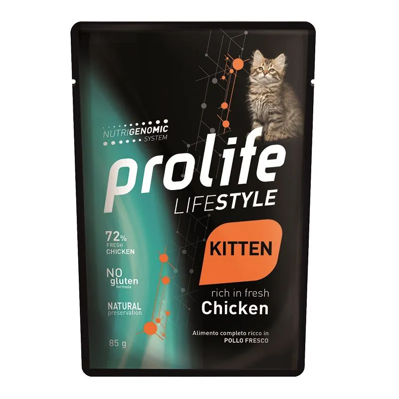 Prolife cat kitten bustina 85 gr